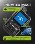 3-Pack PoC Radios Unlimited Range - PTT Walkie Talkies 5000km Long Range Push to Talk Over Cellular Radio - Secure Nationwide Communication (3)