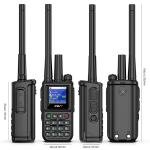 4G POC Network Radios with Pre-Paid SIM Card Walkie Talkies Unlimited Range 5...