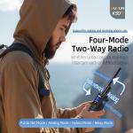 4G POC Network Radios with Pre-Paid SIM Card Walkie Talkies Unlimited Range 5...