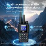 4G POC Network Radios with Pre-Paid SIM Card Walkie Talkies Unlimited Range 5...