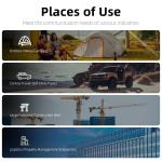 4G POC Network Radios with Pre-Paid SIM Card Walkie Talkies Unlimited Range 5...