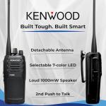 KENWOOD ProTalk NX-P1202AV VHF Two-Way Portable Radio, 2 Radio Value Pack, 2W, 64 Channels & 4 Zones, 1,000 mW Loud Speaker, 11 Mil-Spec 810 (C/D/E/F/G) & IP54/55