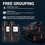 Global Lifetime Free Walkie Talkies Unlimited Range 4G LTE Poc(Push-To-Talk over