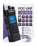 2-Pack PoC + UHF Analog Dual Mode Radios, 4G LTE Nationwide Push-to-Talk Unli...