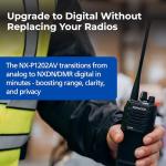KENWOOD ProTalk NX-P1202AV VHF Two-Way Portable Radio, 4 Radio Value Pack, 2W, 64 Channels & 4 Zones, 1,000 mW Loud Speaker, 11 Mil-Spec 810 (C/D/E/F/G) & IP54/55