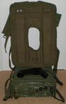 US Military RT-841/PRC-77 Radio with Handset and ST-138/PRC-25 Backpack Carrier