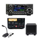 Icom IC-7300 100W HF/50MHz SDR Amateur Radio Transceiver Bundle With SM-30 Desktop Microphone, SP-38 Matching External Speaker and Intellitron PS-2140A-MBL 40A Linear Power Supply