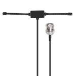 ACEIRMC VHF UHF Car Truck Police Scanner Adhesive Mount Antenna, Compatible with Uniden Bearcat Whistler Radio Scanner, BNC Male Connector, 3m Cable, Black