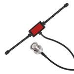 ACEIRMC VHF UHF Car Truck Police Scanner Adhesive Mount Antenna, Compatible with Uniden Bearcat Whistler Radio Scanner, BNC Male Connector, 3m Cable, Black