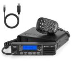 Radioddity DB35-G GMRS Mobile Radio, 35W High Power Transceiver with Detachable Control Panel, UHF/VHF Dual Band Receiver, NRC Noise Reduction, Programming Cable, Long Range for Jeep Truck Off Road