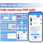 Rapid Walkie Talkies Long Range 6000Miles+,4G LTE PoC Long Distance Walkie Talkies with SIM Cards, Nationwide Range PPT Two Way Radios for Family, Logistics,Construction site,4Pack-TIDRADIO PoC Radios