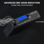 Radioddity DB35-G GMRS Mobile Radio, 35W High Power Transceiver with Detachable Control Panel, UHF/VHF Dual Band Receiver, NRC Noise Reduction, Programming Cable, Long Range for Jeep Truck Off Road