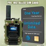 4G LTE PoC Radio 2-Pack, Global Unlimited Range Walkie Talkies 5000+ Miles, Nationwide Long Distance Two-Way Radios with Built-in SIM Card, 12-Month Data Plan Included for Truck Fleet & Construction