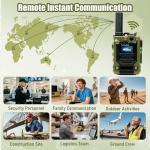 4G LTE PoC Radio 2-Pack, Global Unlimited Range Walkie Talkies 5000+ Miles, Nationwide Long Distance Two-Way Radios with Built-in SIM Card, 12-Month Data Plan Included for Truck Fleet & Construction