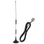 VHF UHF Ham Amateur Radio Police Scanner Antenna Magnetic Base BNC Male Antenna Compatible with Uniden Bearcat Whistler Shack Police Scanner Radio