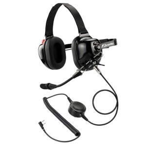 Arrowmax AHDH0032-BK-K2 PNR Noise Isolation Headphone Compatible with BaoFeng BTECH UV-5R UV-5RA UV-5RE UV-5R3 BF-F8HP UV-82HP Kenwood 2-PIN 2 Pin Radios NX-1200 NX-1300 NX-P1200 NX-P1300 NX-3220
