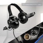 Arrowmax AHDH0032-BK-K2 PNR Noise Isolation Headphone Compatible with BaoFeng BTECH UV-5R UV-5RA UV-5RE UV-5R3 BF-F8HP UV-82HP Kenwood 2-PIN 2 Pin Radios NX-1200 NX-1300 NX-P1200 NX-P1300 NX-3220