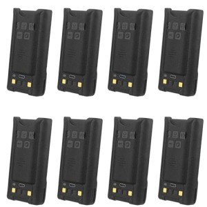 BAOFENG UV-9R Battery,4800mAh Type-C Charge BL-9 Li-ion 7.4V Replacement Radio Battery for UV-9R Plus Pro UV-9G BF-T57 GMRS-9R UV-XR USB-C Rechargeable walkie Talkie Battery (8Pack)