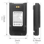 BAOFENG UV-9R Battery,4800mAh Type-C Charge BL-9 Li-ion 7.4V Replacement Radio Battery for UV-9R Plus Pro UV-9G BF-T57 GMRS-9R UV-XR USB-C Rechargeable walkie Talkie Battery (8Pack)