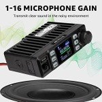 Retevis GMRS Radio Communication Solutions, RA25 GMRS Mobile Car Radio Mini Mobile Transceiver with 8 Base Station for Farm (1 Pack) with Dual Band Mobile Radio Antenna, 2m/70cm Radio Antenna(1 Pack)