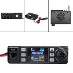 Retevis GMRS Radio Communication Solutions, RA25 GMRS Mobile Car Radio Mini Mobile Transceiver with 8 Base Station for Farm (1 Pack) with Dual Band Mobile Radio Antenna, 2m/70cm Radio Antenna(1 Pack)