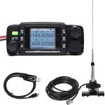 TYT TH-8600 Mini 25 Watt Dual Band Amateur Radio Base, IP67 Waterproof Radio VHF: 144-148mhz (2m) UHF:420-450mhz (70cm) Car Mobile Transceiver with Free Cable