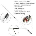 TYT TH-8600 Mini 25 Watt Dual Band Amateur Radio Base, IP67 Waterproof Radio VHF: 144-148mhz (2m) UHF:420-450mhz (70cm) Car Mobile Transceiver with Free Cable