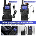 BAOFENG K5PLUS Ham Radio for Camping 4 Pack