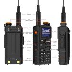 BAOFENG K5PLUS Ham Radio for Camping 4 Pack