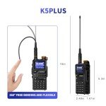 BAOFENG K5PLUS Ham Radio for Camping 4 Pack