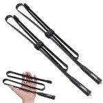 2 Pack ABBREE 42.5-Inch Length SMA-Female Dual Band 144/430Mhz Foldable CS Tactical Antenna for GMRS Radio Baofeng UV-5R BF-F8HP 5RM UV-21R UV-5G Plus GM-5RH K5PLUS AR-152 GM-15PRO Radio Antenna