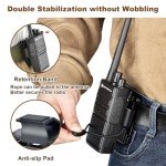 Radio Holster for Duty Belt - Tactical Holder Clip