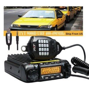 TYT TH-9000D PLUS UHF 400-490MHz 200 Channels 40W Mobile Radio with Cable