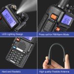 Baofeng UV-5R Official Dual-Band Ham Radio Scanner 5W Two-way Walkie Talkie