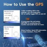 BAOFENG 5RH PRO GPS Ham Radio 10W High Power, VHF/1.25M/UHF (4PSC Batteries, 8 Antennas), 8 Bands Long Range Two Way Radio Handheld, APRS, Air Band,NOAA,Tri Band,Upgrade of BAOFENG 5RM-2 Pack Full Kit