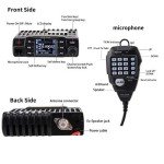 AnyTone AT-778UV Dual Band Transceiver Mobile Radio VHF/Uhf Radio for Car Vehicle Black