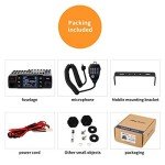 AnyTone AT-778UV Dual Band Transceiver Mobile Radio VHF/Uhf Radio for Car Vehicle Black