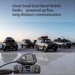 AnyTone AT-778UV Dual Band Transceiver Mobile Radio VHF/Uhf Radio for Car Vehicle Black