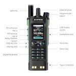 New BAOFENG DM32 Walkie Talkie DMR GPS 10W Programming Multi Band Wireless Copy Frequency Type-C UV32 Ham 2 Way Ra