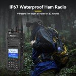 Retevis Ailunce HA1UV Ham Radio Handheld,Dual Band Radio with Cable,IP67 Waterproof,USB-C Charging,2800mAh Battery,NOAA,Emergency Alarm,Long Range Handheld Transceiver for Camping Adventures(2 Pack)