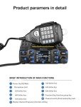 AnyTone AT-778UV 25W Ham Mobile Two Way Radio UHF VHF Dual Band Transceiver