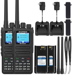 2 Pack BAOFENG DM-1701A DMR Radio Digital Analog Walkie Talkie GD-77 Dual Band 5W Long Range 3000CH Radio Upgrade Appearance of DM-1701