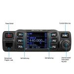 Retevis RT95 Dual Band Mobile Radio, Long Range Ham Radio with Antenna, 180 Degree Rotatable LCD Display, Mic Gain, Chirp, DTMF, 2m 70cm Mini Mobile Transceiver for RV Camping