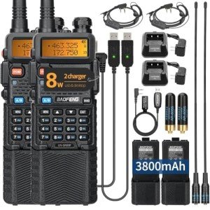 BAOFENG UV-5R Ham Radio 8W Dual Band Handheld