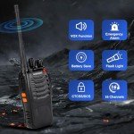 Baofeng Walkie Talkies 888S Rechargeable Long Range with Earpieces for Adults, 16 Channel Professional Radio Handheld Two Way Radios Li-ion Battery and Charger Included (20pack with 20earpiece)