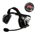 PROMAXPOWER Black Heavy Duty Professional Noise Cancelling Dual Muff Headset with Boom Mic & PTT Cable for Kenwood & Baofeng Two-Way Radios TK-3360, BF-888S, H-777, UV-5R, RT21