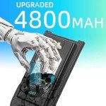 BAOFENG UV-9R Battery,4800mAh Type-C Charge BL-9 Li-ion 7.4V Replacement Radio Battery for UV-9R Plus Pro UV-9G BF-T57 GMRS-9R UV-XR