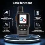 LUOTWO G3210 National Intercom Walkie Talkie Support WiFi Bluetooth Long Range Radio IP67 Waterproof Type-C Rechargeable Handheld GPS Transceiver