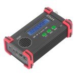 8 Band Shortwave Radio Transceiver Portable SDR QRP SSB CW Transceiver with Handheld Microphone 100‑240V (US Plug)