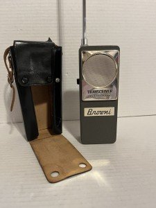 Vintage Browni Transceiver 9 Transister Citizens Band Transceiver Not Tested